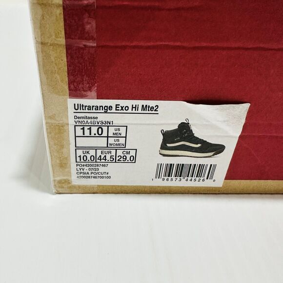Vans UltraRange Exo Hi Mte-2 Men's Hiking Boots Demitasse Waterproof Size 11 NIB - Picture 14 of 15